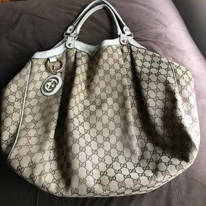 EUC Gucci large top handle bag